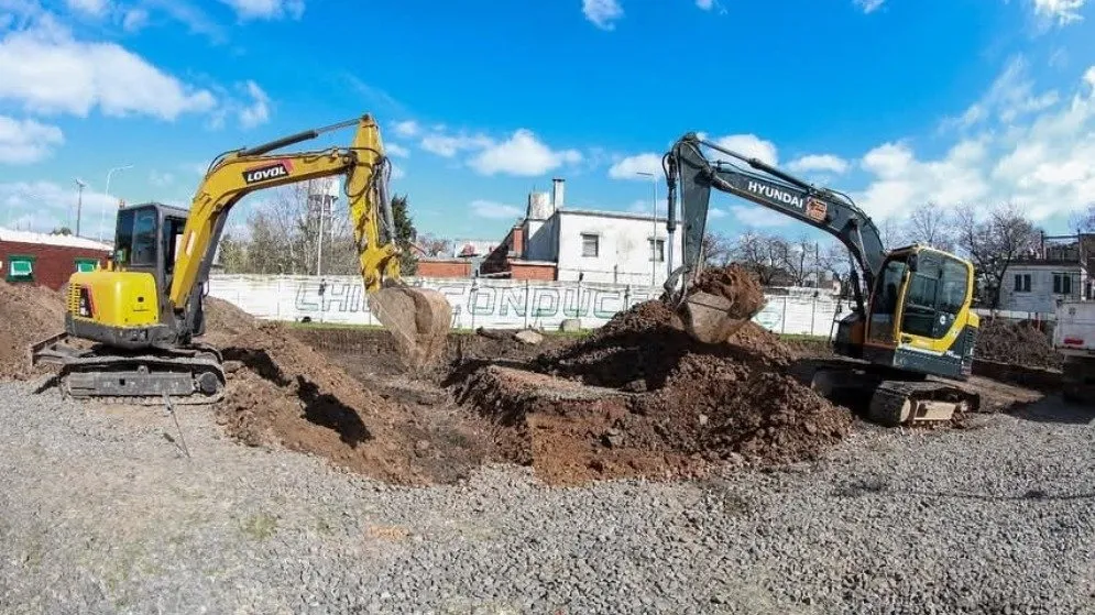 Unión Ferroviaria inicia la construcción del Complejo Recreativo "Fernando Collante" en Belgrano Norte